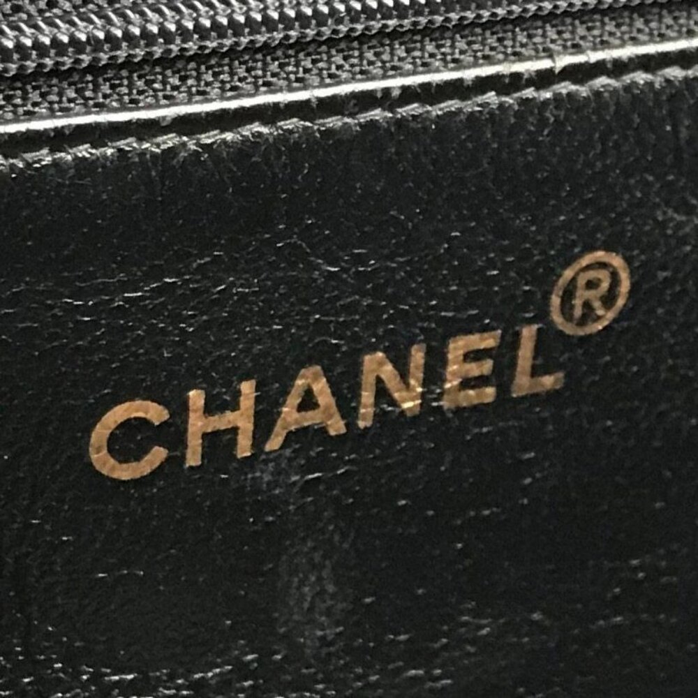 CHANEL Caviar Tote Grand Shopper GST Quilted Chain Shoulder Bag Purse Black - Picture 6 of 12